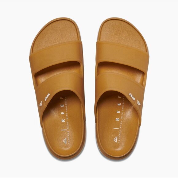 New! Size: 12 Men\'s | Reef Oasis Double Up Slides | Color: Tan | Water Friendly main image 7